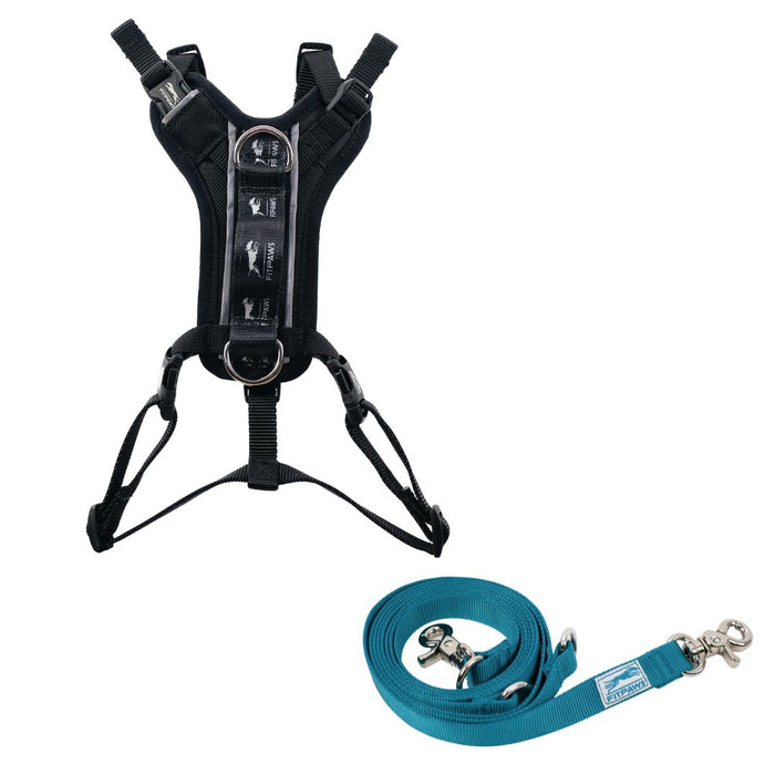 FITPAWS MADE TO MOVE HARNESS AND LEASH BUNDLE