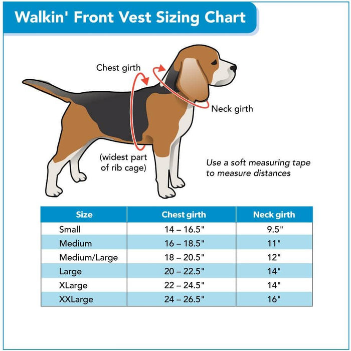 Small Premium Front Vest for SMALL Dog Wheelchair