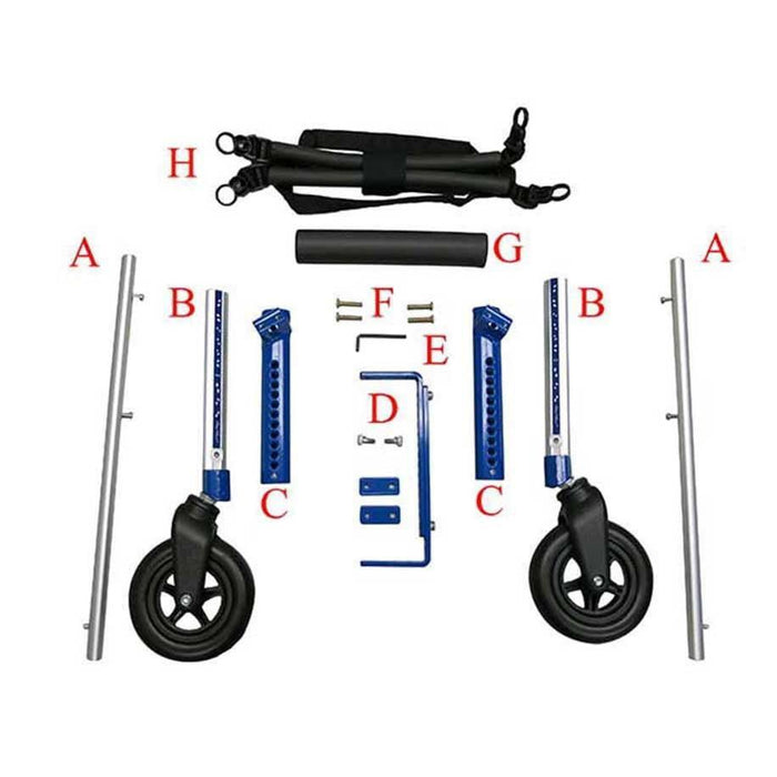 Walkin' Wheels MEDIUM Front Wheel Attachment
