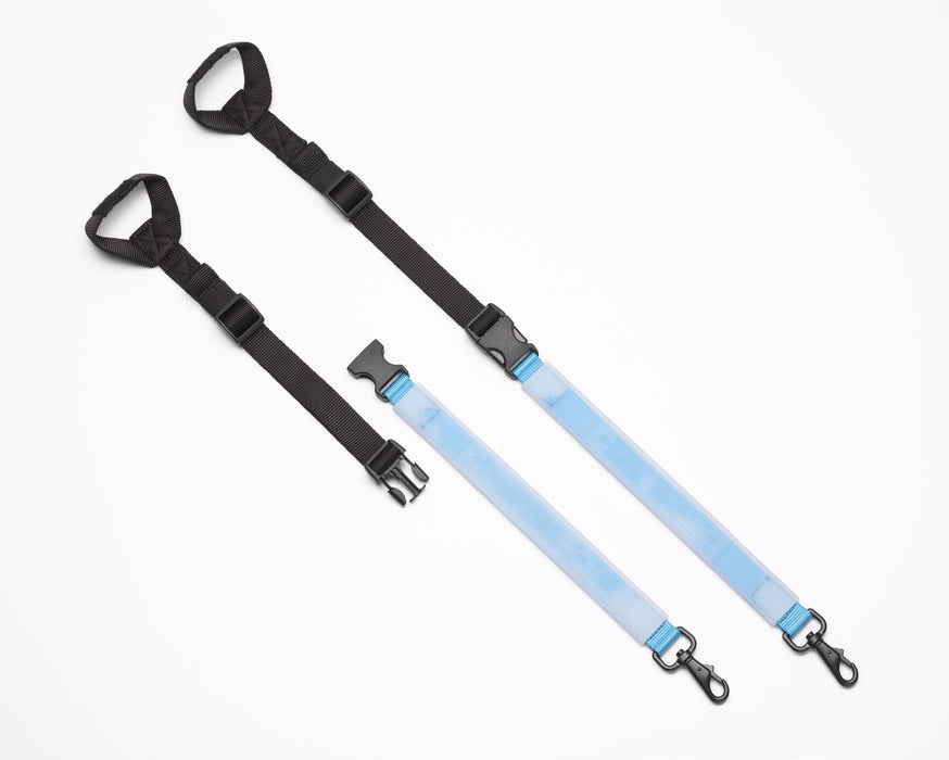 HEU - Water Tank Connector Strap Set (Set of 2 black and 2 silicon)