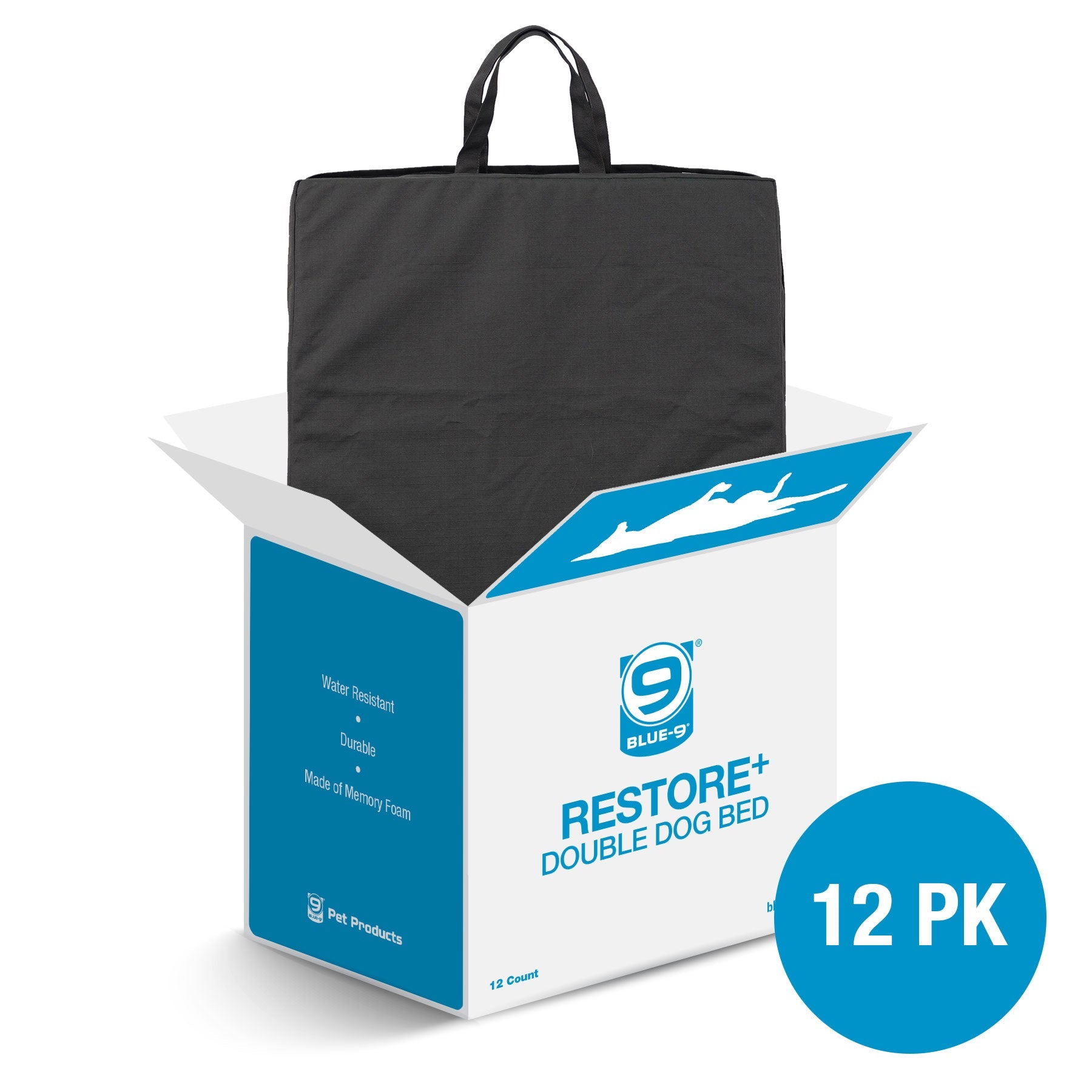 Case pack of restore double dog beds