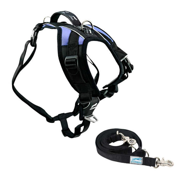 FITPAWS MADE TO MOVE HARNESS AND LEASH BUNDLE