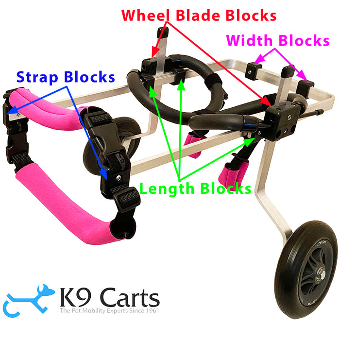 K9 Carts Wheelchair Blocks