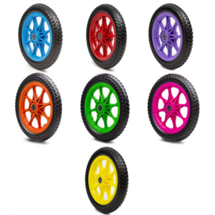 12” Foam Colored Wheels (set of 2)