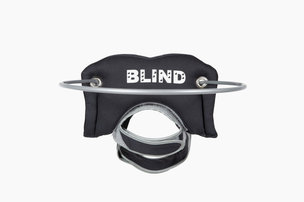 Muffin's Halo Blind Dog Guide - Black Braille - Size 8